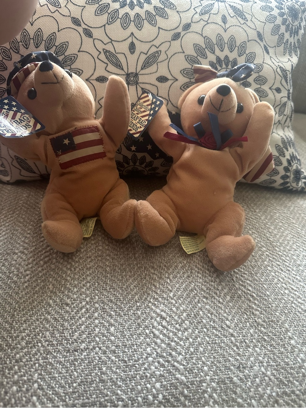 Collectors Choice Bean Bag Friends Patriotic Bears
